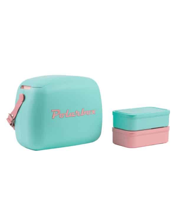 Polarbox Cyan - Rosa Baby Pop 6 L. Køleboks