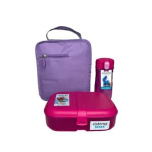 Sistema - LunchTime 3 dele - Pink/Purple