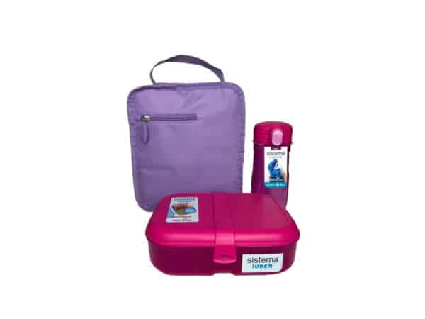Sistema - LunchTime 3 dele - Pink/Purple
