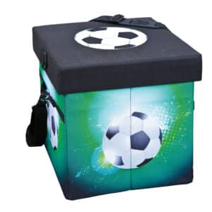 NORDIC LIVING COLLECTION Fanbox køletaske, m. aftagelig bærerem, foldbar - multifarvet og sort polypropylen (37x37)