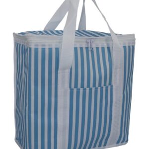 Conzept Køletaske blå striber H34 cm.