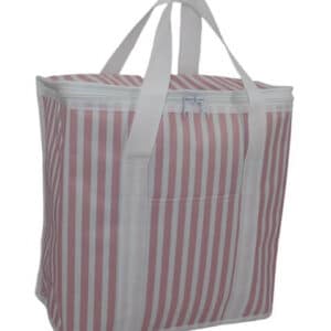 Conzept Køletaske Lys rød striber H34 cm. 20L